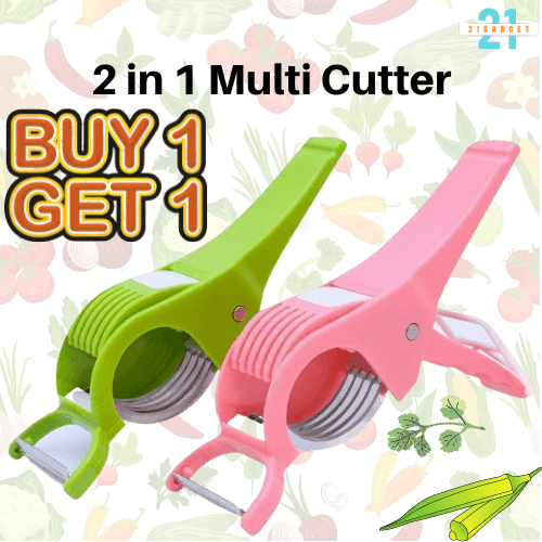 ✨2 in 1 Vegetable Cutter With Peeler (Buy 1 Get 1 Free)🔥