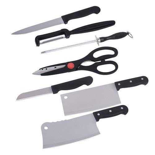 Stainless Steel 7 Pieces Kitchen Knives Set