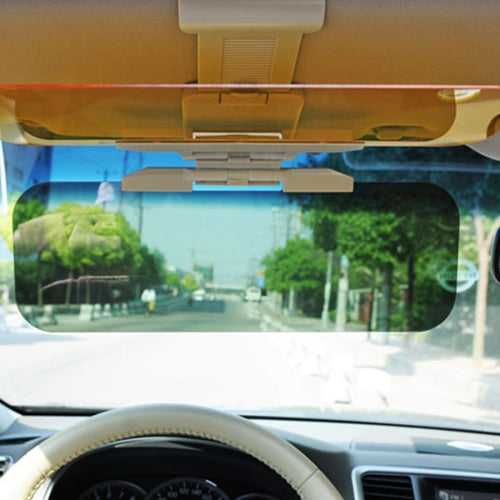 2 in 1 HD, Day & Night Vision Driving Mirror Sun Visors, Goggle - Anti-Glare Dazzling Goggle (50% off now)