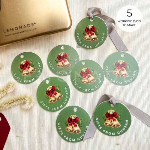 Personalized -  Gift Tags - Christmas Bell