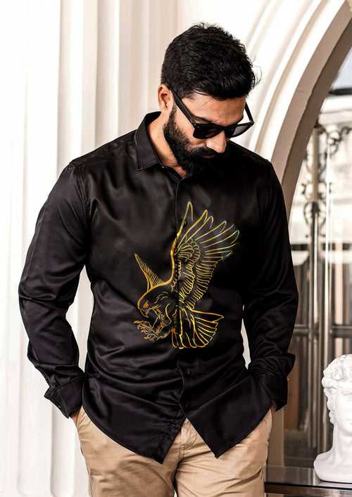 Golden Eagle Handpainted Shirt