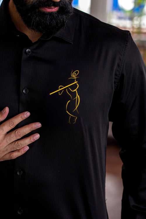 Abstract Bansi Handpainted Shirt