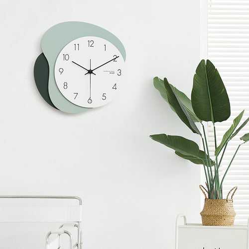 An Allegory of Calm Luxe Wall Clock - Green