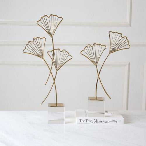Sprouting Leaves Decor Object (Set of 2)