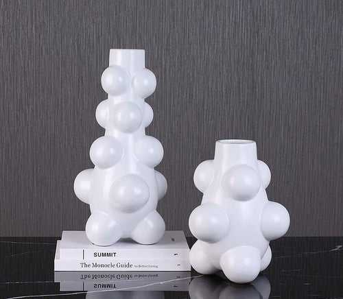 Bubble Up Vase White