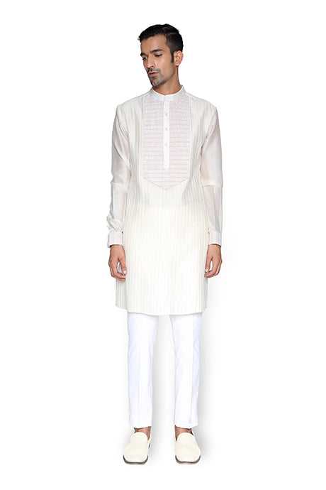 Kurta With Cotton Cord Texture