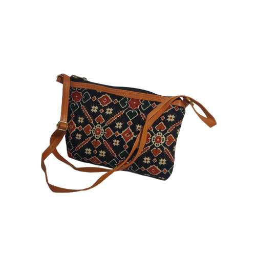 DecorADDA Ikkat Print Sling Bag