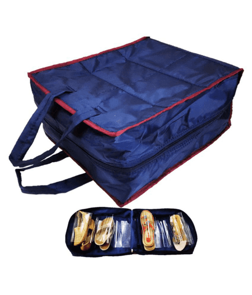 6 Pair Shoes Storage Travel Tote Bag