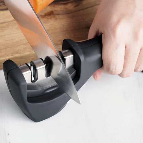 DecorADDA Manual 3 Stage Kitchen Knife Sharpener Tool