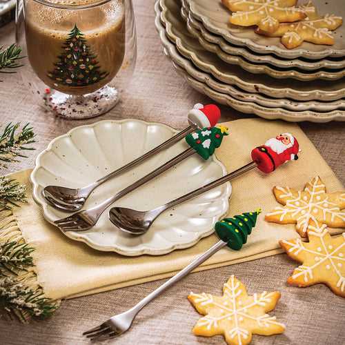Santa's Surprise Cutlery Set -  Set of 4