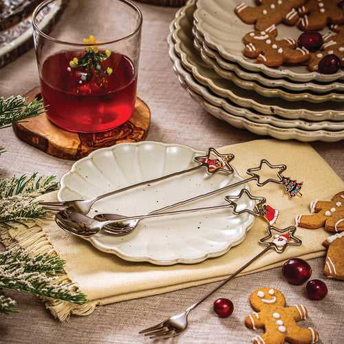 Christmas Charm Cutlery Set - Set of 4