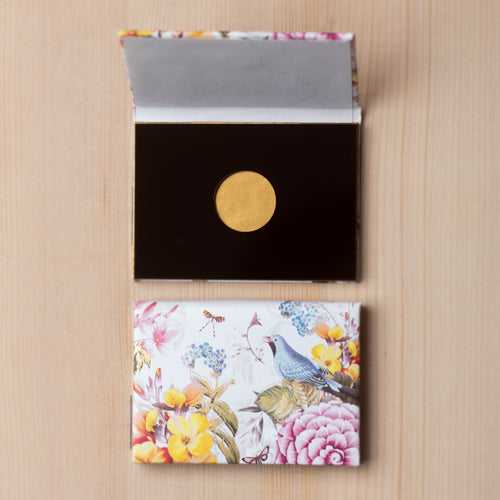 White Printed Garden of Eden Single Coin Ginni Box- Set of 5/ Set of 30
