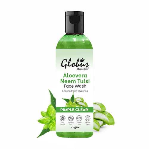 Globus Remedies Aloe vera Neem Tulsi Enriched With Glycerin & Oil Control Formula, 75gm