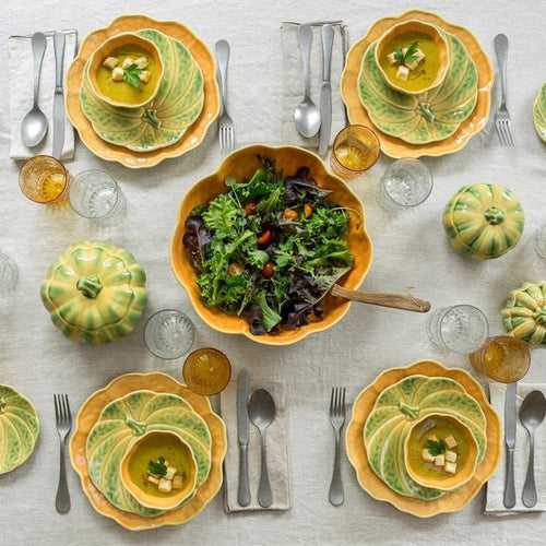 Pumpkin Pasta Serving Set for Four