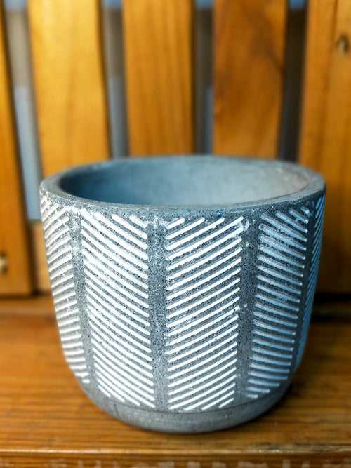 Grey Series - 4 inches Cement Planter - Boho