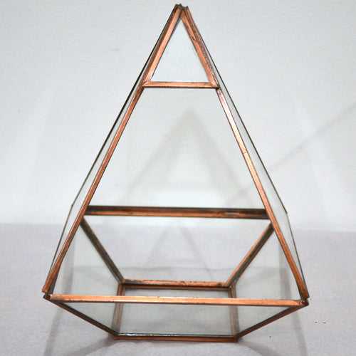 Pyramid Terrarium Glass Bowl