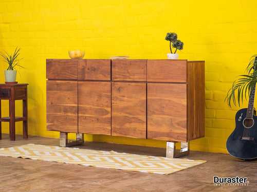 Duraster Ummed Solid Acacia wood Elegant Sideboard Cabinet