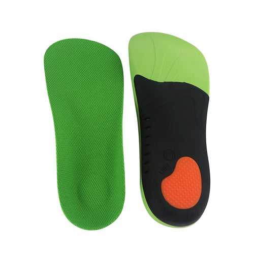 Dr Foot Orthotics for Heel Pain - Arch Support | Heel Support for Pain Relief | 3/4 Length Insoles | Breathable Top Layer - Made of PU, TPU, Polyester - 1 Pair- (Medium Size)