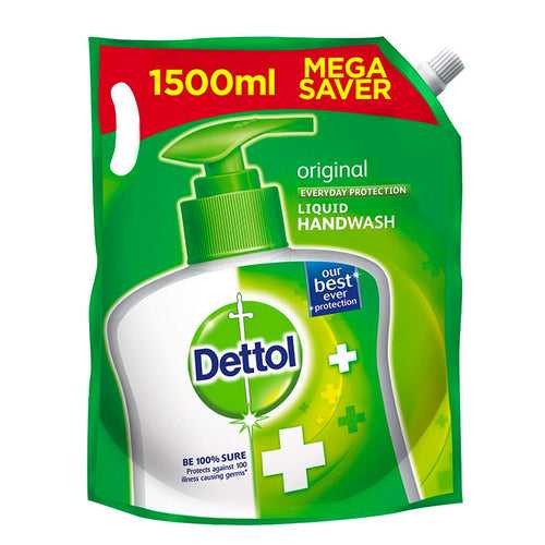 Dettol Original Germ Protection Handwash Liquid Soap Refill, 1500ml