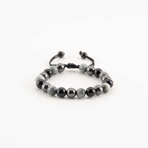 Magnetic Cat’s Eye Beaded Bracelet