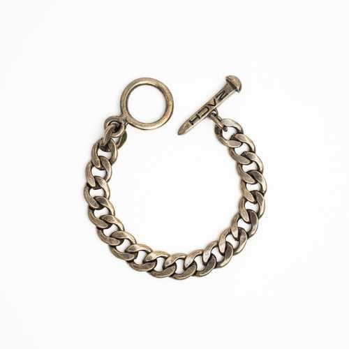 Cuban Chain Bracelet - 10mm - Rustic Gold