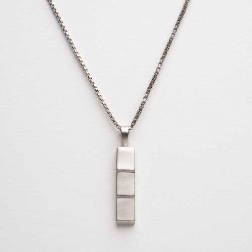 Level Pendant - Satin Silver