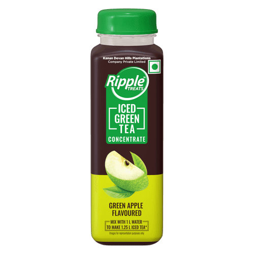 Ripple Treats - Iced Green Tea Concentrate Green Apple Flavoured  - 250 ml