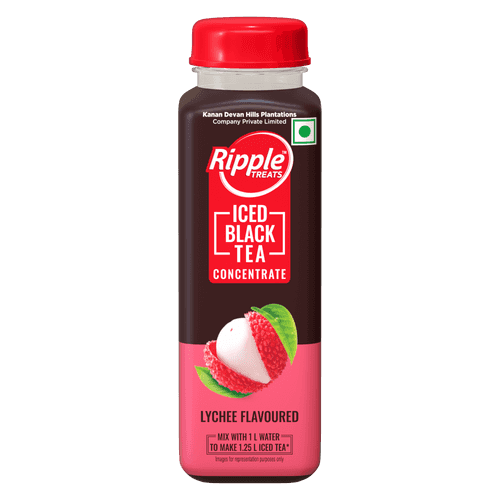 Ripple Treats - Iced Black Tea Concentrate Lychee Flavoured -  250 ml