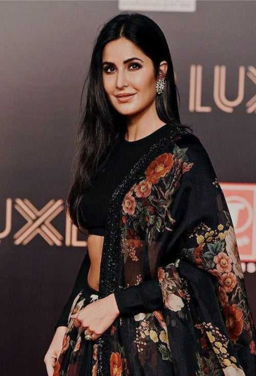 Bollywood Style Royal Black Katrina Lehenga