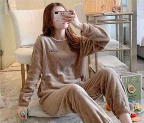 Trendy Sylvia Stylish Woolen Nightsuits