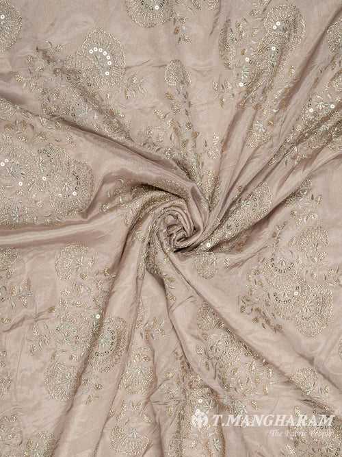 Mauve Chinnon Silk Fabric - EC8723