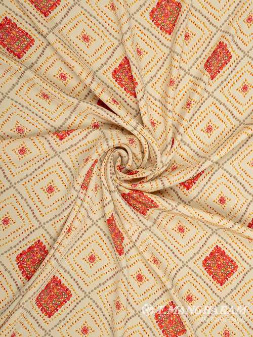 Biege Crepe Fabric - EB6890