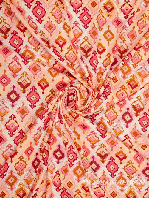 Multicolor Crepe Fabric - EB6884