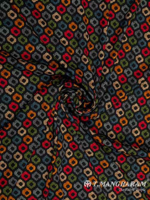 Multicolor Crepe Fabric - EB6868