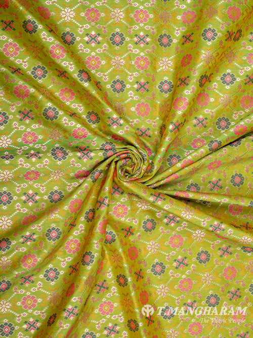 Green Banaras Fabric - EB6579