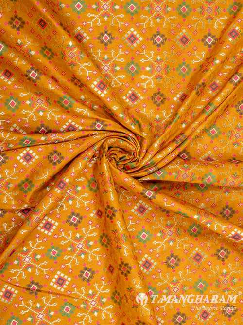 Yellow Banaras Fabric - EB6591