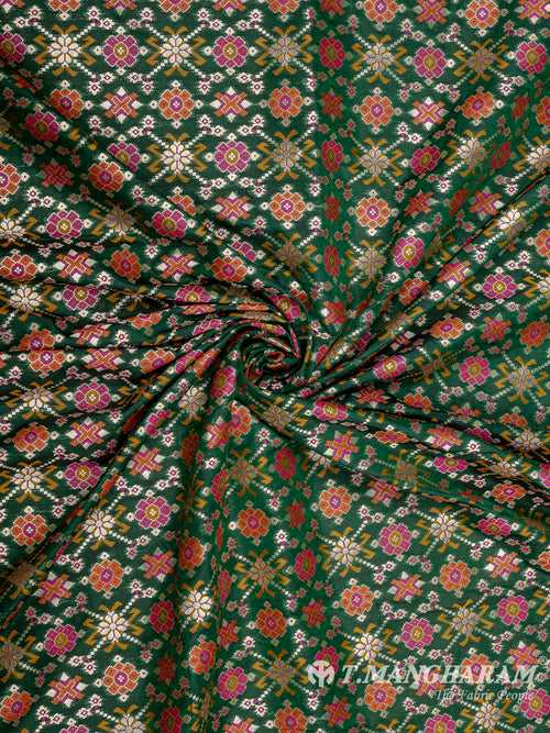 Green Banaras Fabric - EB6585