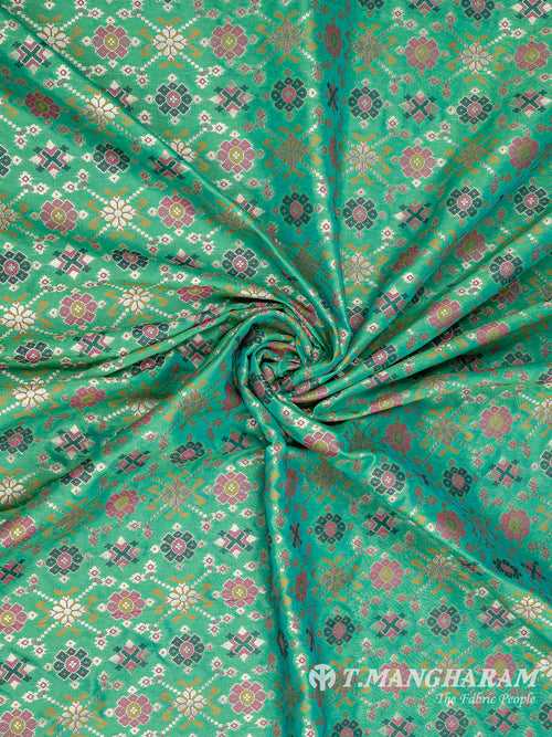 Green Banaras Fabric - EB6586