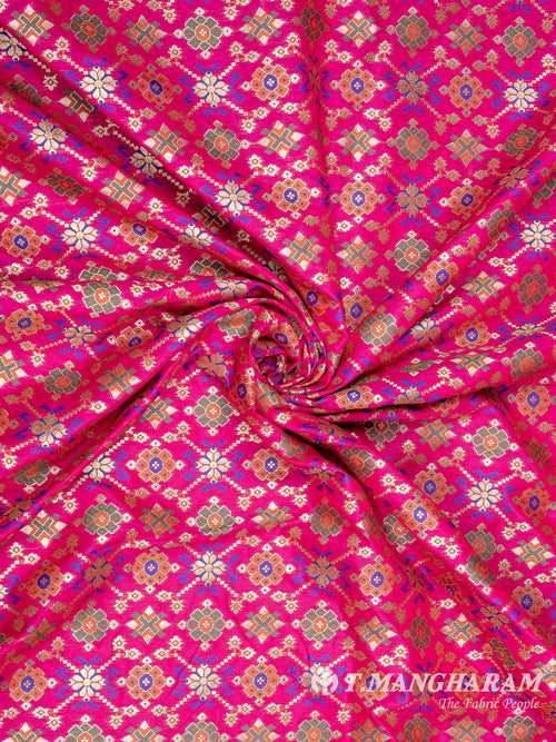 Pink Banaras Fabric - EB6583