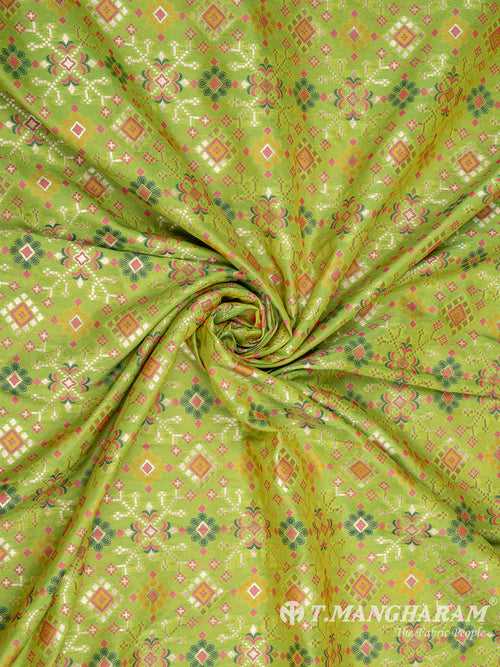 Green Banaras Fabric - EB6588