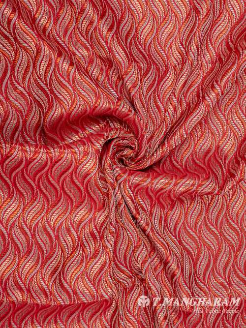 Multicolor Semi Banaras Fabric - EB6702