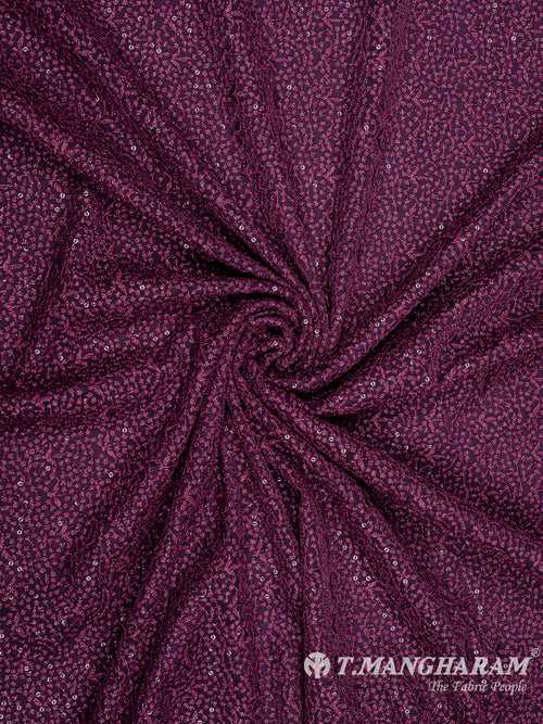 Purple Net Fabric - EB6594