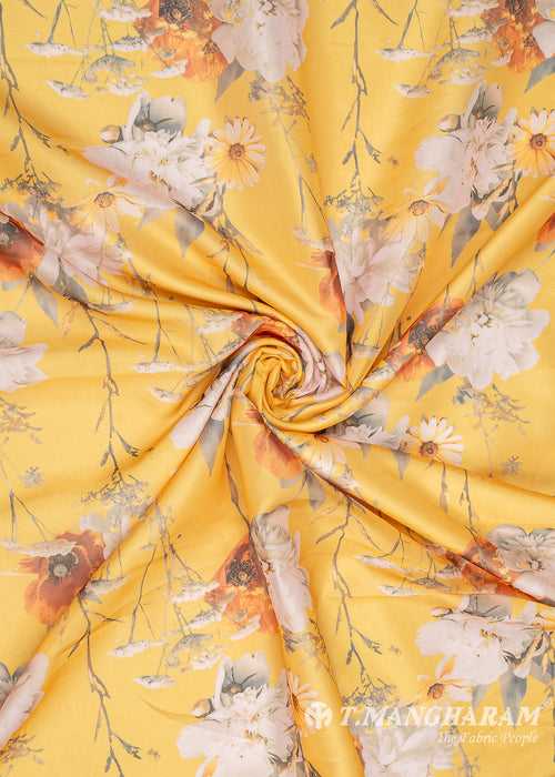 Yellow Organza Fabric - EC8797