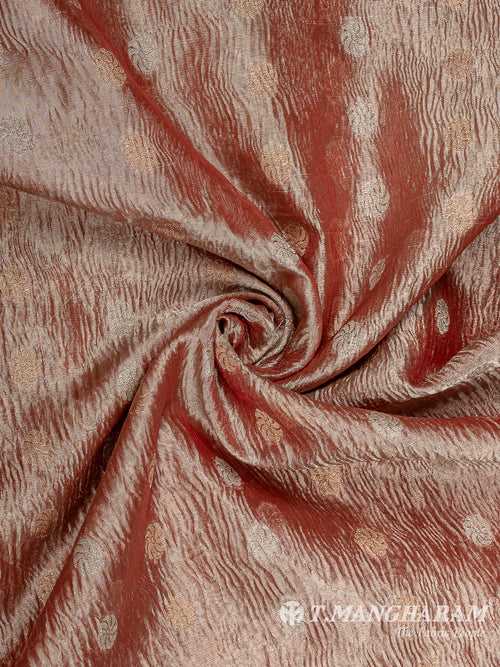 Pink Semi Banaras Fabric - EB6807