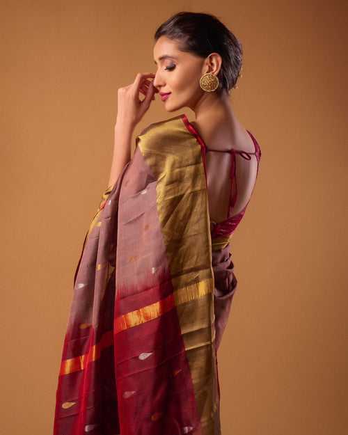Mitra - Handwoven Silk Saree