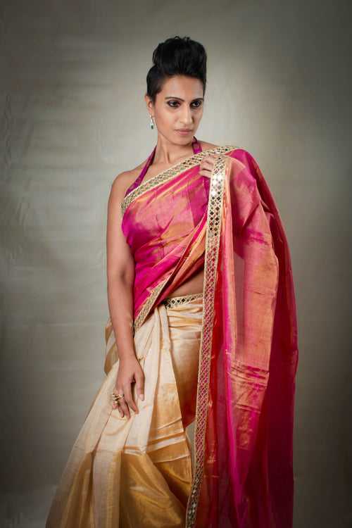 Noor - Handwoven Designer Tissue Silk