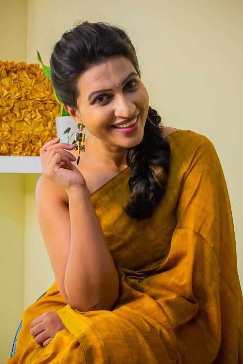 My Mustard Glow - Cotton Saree