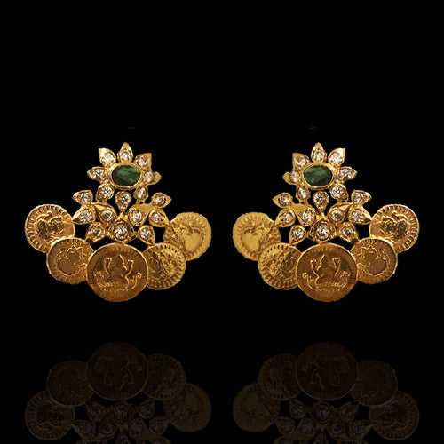 Never Stop Dazzling - Gold Earrings Designs (14 Days Delivery)