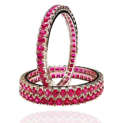 Ruby Rich Stackable Bangles