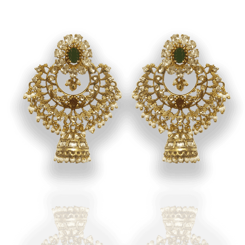 Sunflower Earrings - Antique Gold Earrings (14 Days Delivery)